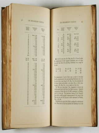 Elements of the Jewish and Muhammadan Calendars