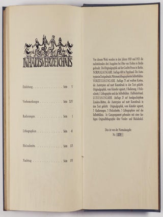 Das Graphische Werk Max Pechsteins (The Graphic Work of Max Pechstein)