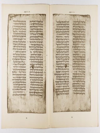 Faksimile-Ausgabe des Mischnacodex Kaufmann A 50... Veröffentlichungen der Alexander Kohut-Gedächtnisstiftung (Facsimile Edition of the Mishna Codex Kaufmann A 50... Publications of the Alexander Kohut Memorial Foundation)