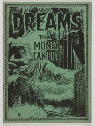 Item #54708 Dreams That Money Can Buy. Hans Richter, Max Ernst, Fredrick Kiesler, director, cover...
