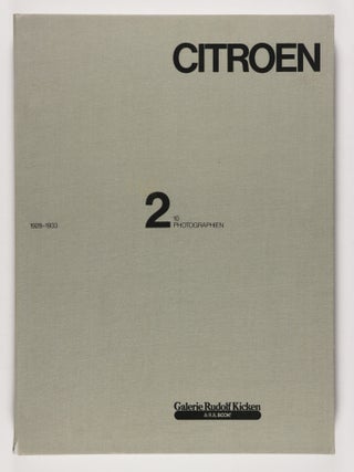 Citroen 10 Photographien 1928-1933 [SILVER GELATIN PRINTS