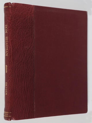 Item #54833 Don Sebastian, King of Portugal: A Tragedy Acted at the Theatre Royal. John Dryden