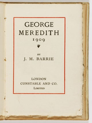 George Meredith 1909