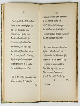 The Vanity of Human Wishes. The Tenth Satire of Juvenal
