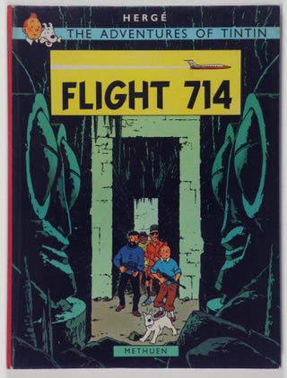 Item #54931 The Adventures of Tintin: Flight 714 (SIGNED & INSCRIBED IN ENGLISH BY HERGÉ)...