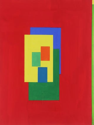 23 Original Tempera on Paper for the Abstract Animation Film "Quadrate / Squares"