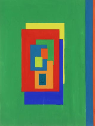 23 Original Tempera on Paper for the Abstract Animation Film "Quadrate / Squares"