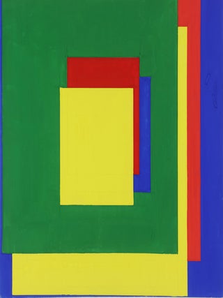 23 Original Tempera on Paper for the Abstract Animation Film "Quadrate / Squares"