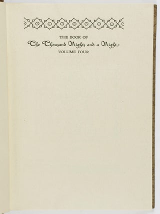 The Book of The Thousand Nights and a Night. A Plain and Literal Translation of the Arabian Nights Entertainments Made and Annotated by Richard F. Burton, Decorated with Illustrations by Valenti Angelo (Complete in 6 Vols).