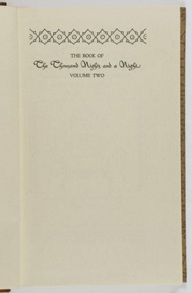 The Book of The Thousand Nights and a Night. A Plain and Literal Translation of the Arabian Nights Entertainments Made and Annotated by Richard F. Burton, Decorated with Illustrations by Valenti Angelo (Complete in 6 Vols).