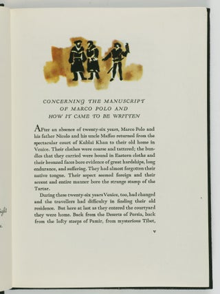 The Travels of Marco Polo. 2 Vols. in Slipcase [SIGNED BY ILLUSTRATOR NIKOLAI FYODOROVITCH LAPSHIN]