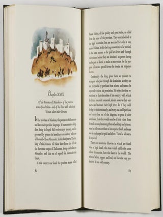 The Travels of Marco Polo. 2 Vols. in Slipcase [SIGNED BY ILLUSTRATOR NIKOLAI FYODOROVITCH LAPSHIN]