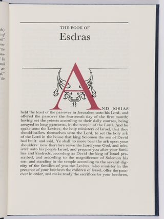 The King James Version of The Holy Bible: Containing the Old and the New Testaments Together with the Apocrypha Translated out of the Original Tongues in the Year 1611