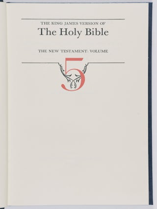 The King James Version of The Holy Bible: Containing the Old and the New Testaments Together with the Apocrypha Translated out of the Original Tongues in the Year 1611
