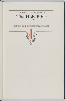 The King James Version of The Holy Bible: Containing the Old and the New Testaments Together with the Apocrypha Translated out of the Original Tongues in the Year 1611