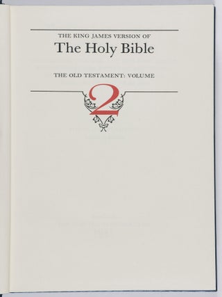 The King James Version of The Holy Bible: Containing the Old and the New Testaments Together with the Apocrypha Translated out of the Original Tongues in the Year 1611