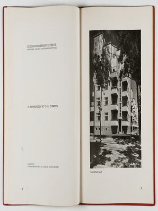 Wohnungsbauten der Heimat (Residential Buildings of the Homeland) 1926-1927 & 1928-1929. 2 Vols. [ALL PUBLISHED]