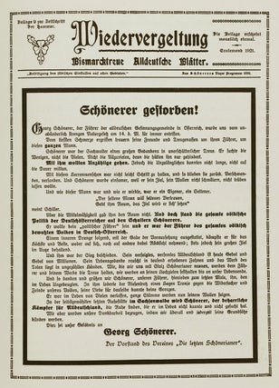 Georg Ritter von Schönerer. Der Vater des politischen Antisemitismus (Georg Ritter von Schönerer. Father of Political Anti-Semitism)