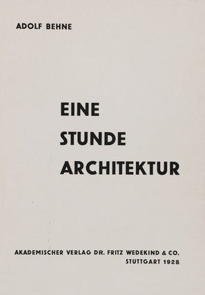 Eine Stunde Architektur