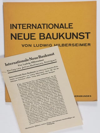 Internationale Neue Baukunst. Die Baubücher; Band II (New International Architecture. Vol. II)