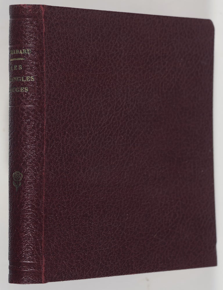 Item #55083 Les Triangles Rouges (The Red Triangles) [INSCRIBED BY AUTHOR OMER HABARU]. Omer Habaru.
