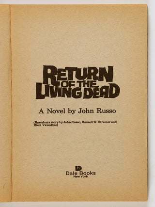 Return of the Living Dead [INSCRIBED]