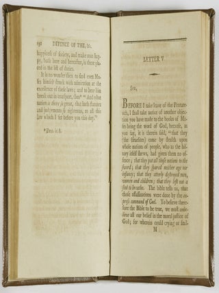 A Defence of the Old Testament, In A Series of Letters, Addressed to Thomas Paine