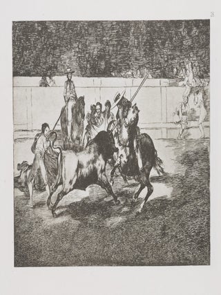 Tauromachie. 43 Kupferdruck-Grav&uuml;ren (Tauromachy. 43 Copperplate Gravures)