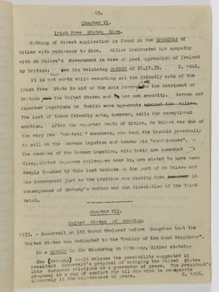 Hitler's Vision Realized: His Sayings and Doings. From Rise to Fall: 1923-45 [PARTIALLY CORRECTED AND UNPUBLISHED TYPESCRIPT]