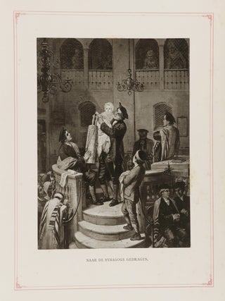 Tafereelen uit het Out-Joodsche Familieleven Naar de Oorspronkelijke Schilderstukken van Prof. M. Oppenheim (With 20 photographs laid down)