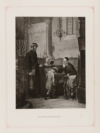 Tafereelen uit het Out-Joodsche Familieleven Naar de Oorspronkelijke Schilderstukken van Prof. M. Oppenheim (With 20 photographs laid down)