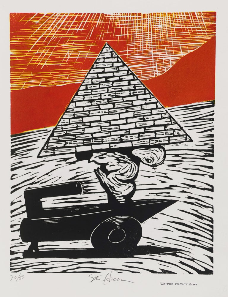Item #55274 Haggada shel Pessach [ORIGINAL SIGNED LINOCUTS]. Steve Heyman, Linocuts.
