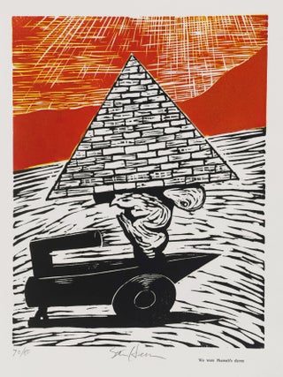 Item #55274 Haggada shel Pessach [ORIGINAL SIGNED LINOCUTS]. Steve Heyman, Linocuts