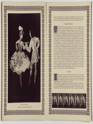 Anna Pavlowa Tour. Also of the San Carlo Grand Opera Company