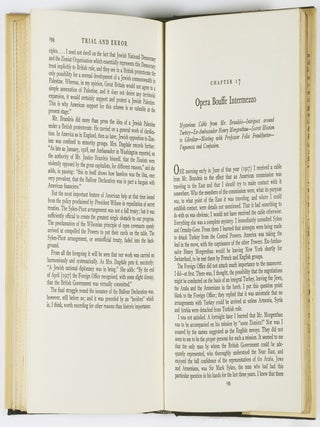 The Autobiography of Chaim Weizmann. 2 Vols. [SIGNED BY WEIZMANN]