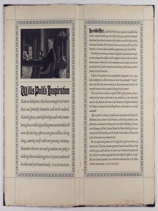 To Remember Willis Polk, Architect