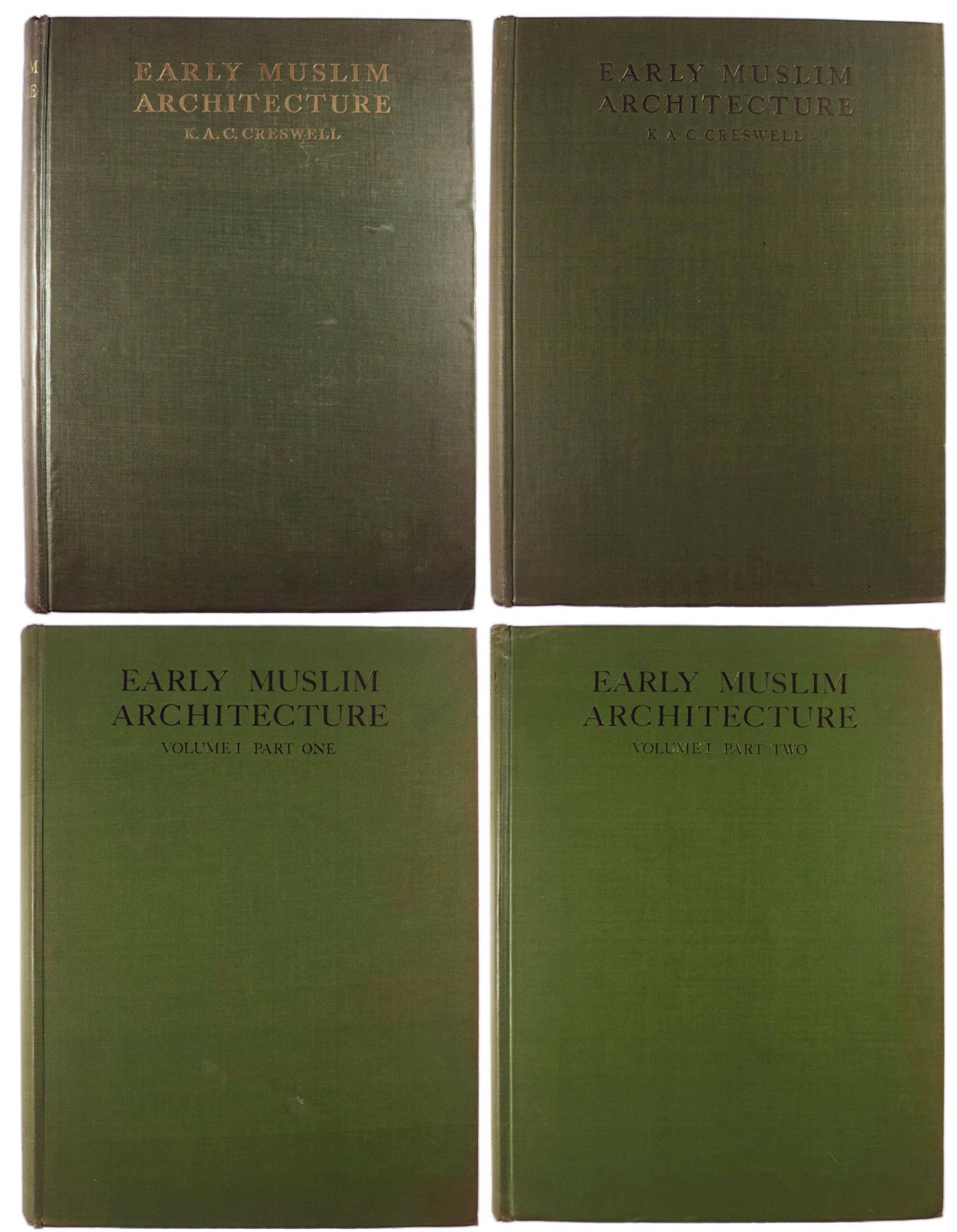 Early Muslim Architecture. One of 500 Copies Parts I + II WITH The