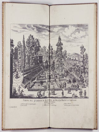 Li Giardini di Roma... Nuovamente dati alle stampe con direttione di Giov. de Sandrart in Norimberga (The Gardens of Rome... Newly Printed under the Direction of Johann Sandrart in Nuremberg)