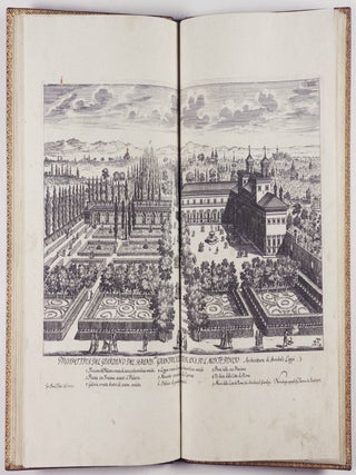 Li Giardini di Roma... Nuovamente dati alle stampe con direttione di Giov. de Sandrart in Norimberga (The Gardens of Rome... Newly Printed under the Direction of Johann Sandrart in Nuremberg)