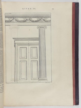 Le Dix Livres d'Architecture de Vitruve, Corrigez et Traduits nouvellement en Fran&ccedil;ois, avec des notes [et] figures (The Ten Books on Architecture by Vitruvius, Corrected at Newly Translated into Franch, with Notes and Illustrations)