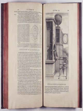 Le Dix Livres d'Architecture de Vitruve, Corrigez et Traduits nouvellement en Fran&ccedil;ois, avec des notes [et] figures (The Ten Books on Architecture by Vitruvius, Corrected at Newly Translated into Franch, with Notes and Illustrations)
