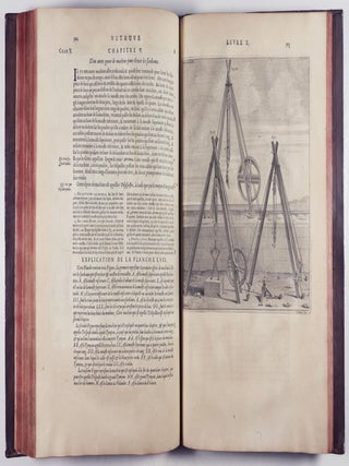 Le Dix Livres d'Architecture de Vitruve, Corrigez et Traduits nouvellement en Fran&ccedil;ois, avec des notes [et] figures (The Ten Books on Architecture by Vitruvius, Corrected at Newly Translated into Franch, with Notes and Illustrations)
