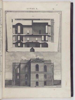 Le Dix Livres d'Architecture de Vitruve, Corrigez et Traduits nouvellement en Fran&ccedil;ois, avec des notes [et] figures (The Ten Books on Architecture by Vitruvius, Corrected at Newly Translated into Franch, with Notes and Illustrations)