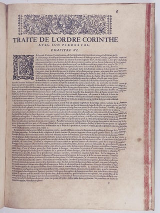 Traitté de l'architecture suivant Vitruve (A Treatise on Architecture, Following Vitruvius)
