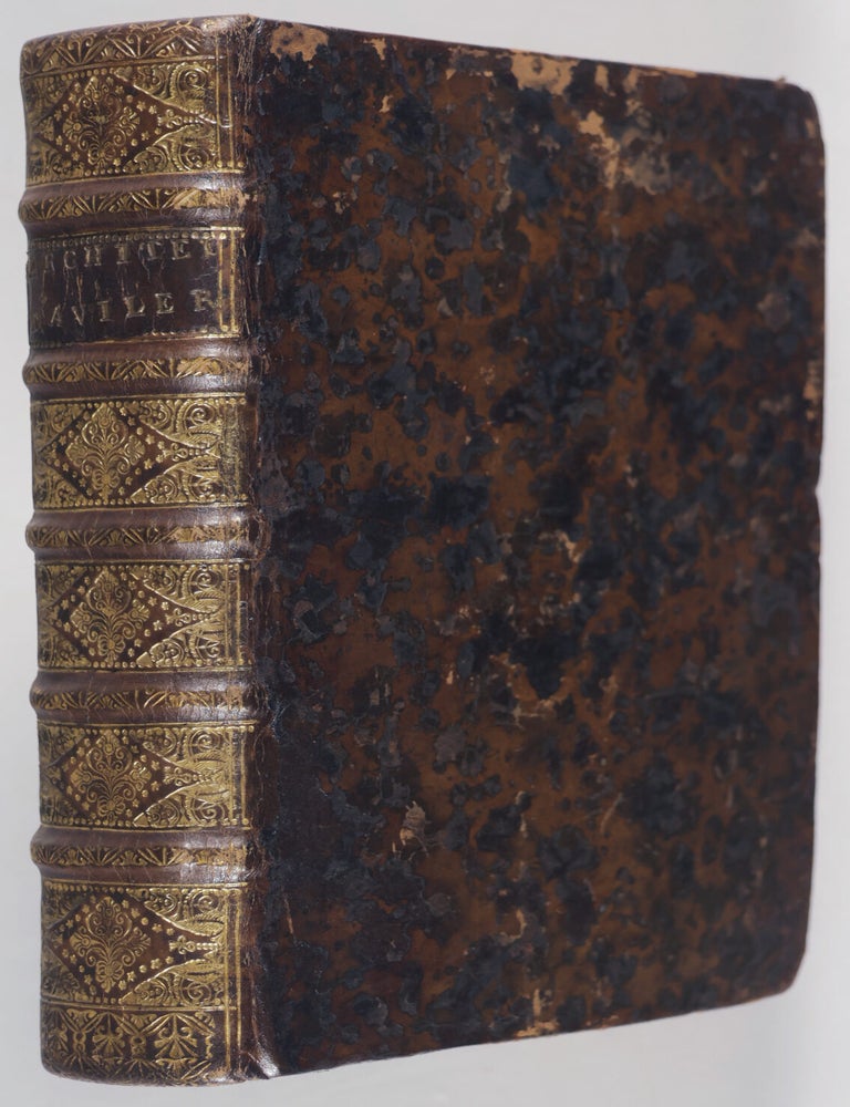 Item #55444 Cours D'Architecture, qui comprend les Ordres De Vignole; Aves des Commentaires, les Figures & Descritions de fes plus beaux Batimens, & de Ceux de Michel-Ange (Course of Architecture, which includes the Orders of Vignola; With Commentaries, Figures & Descriptions of his most beautiful Architectural Works, & those of Michelangelo). Giacomo Barozzi da Vignola, A. C. Daviler, Augustine Charles d'Aviler.