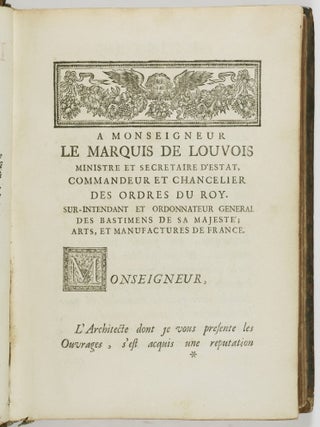 Cours D'Architecture, qui comprend les Ordres De Vignole; Aves des Commentaires, les Figures & Descritions de fes plus beaux Batimens, & de Ceux de Michel-Ange (Course of Architecture, which includes the Orders of Vignola; With Commentaries, Figures & Descriptions of his most beautiful Architectural Works, & those of Michelangelo)