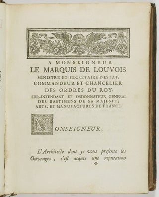 Cours D'Architecture, qui comprend les Ordres De Vignole; Aves des Commentaires, les Figures & Descritions de fes plus beaux Batimens, & de Ceux de Michel-Ange (Course of Architecture, which includes the Orders of Vignola; With Commentaries, Figures & Descriptions of his most beautiful Architectural Works, & those of Michelangelo)
