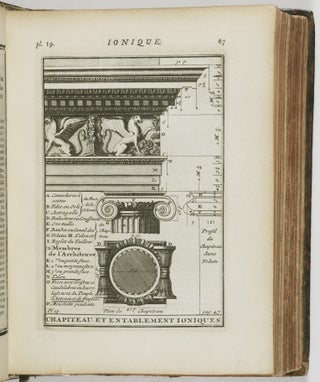 Cours D'Architecture, qui comprend les Ordres De Vignole; Aves des Commentaires, les Figures & Descritions de fes plus beaux Batimens, & de Ceux de Michel-Ange (Course of Architecture, which includes the Orders of Vignola; With Commentaries, Figures & Descriptions of his most beautiful Architectural Works, & those of Michelangelo)