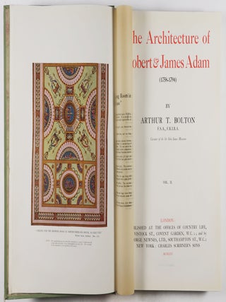 The Architecture of Robert & James Adam (1758-1794). 2 Vols. (Complete)