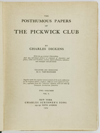 The Posthumous Papers of The Pickwick Club. 2 Vols.